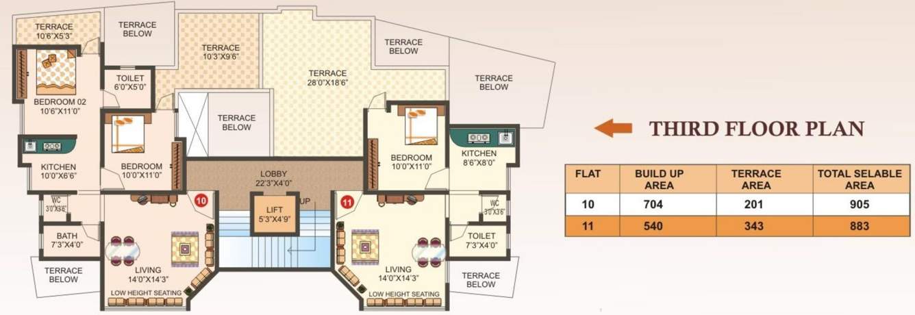 Images for Cluster Plan of Avishkar Ganga Heights