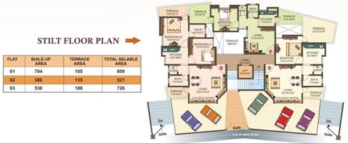 Images for Cluster Plan of Avishkar Ganga Heights