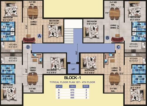  crest Images for Cluster Plan of Rajwada Crest