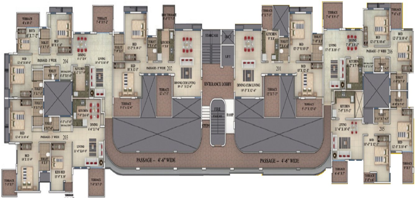  dwarka Images for Cluster Plan of Nilharsh Dwarka