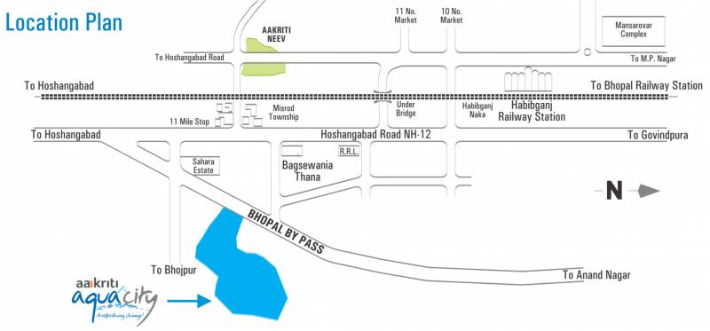 Images for Location Plan of Aakriti Aquacity Tapti