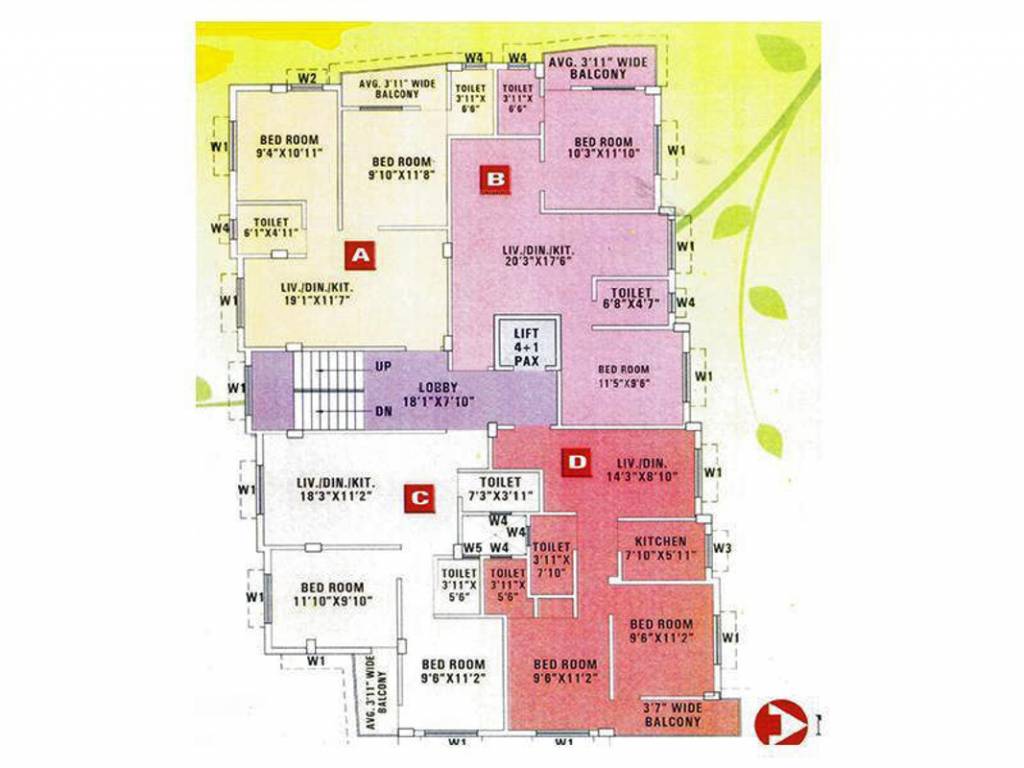 Images for Cluster Plan of Adya Renuka Apartment