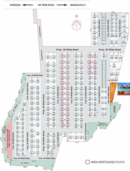 Images for Layout Plan of YBR Aashraya Enclave