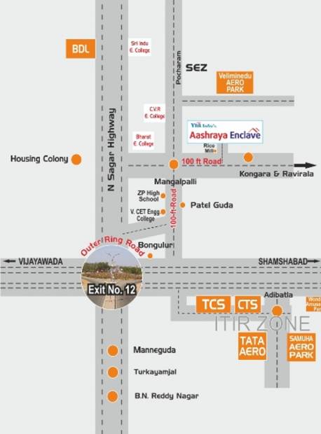 Images for Location Plan of YBR Aashraya Enclave