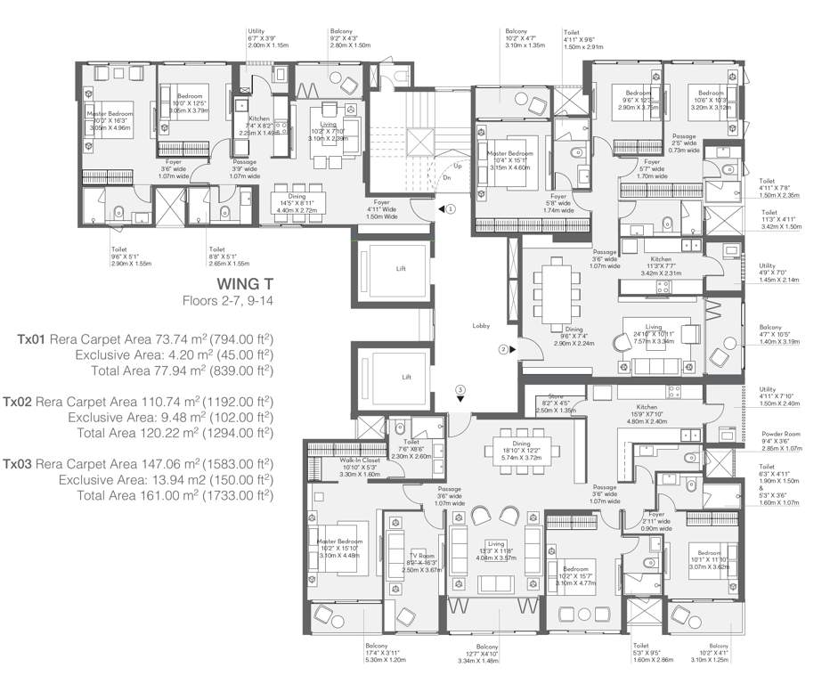 Images for Cluster Plan of Godrej The Trees Origins