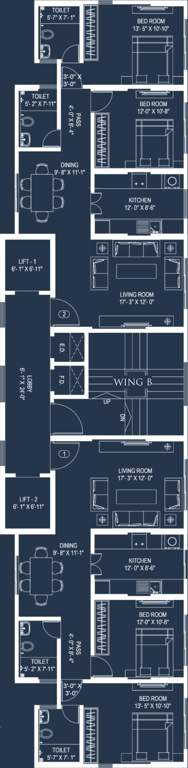  sunrise orlem Images for Cluster Plan of Dhaval Sunrise Orlem