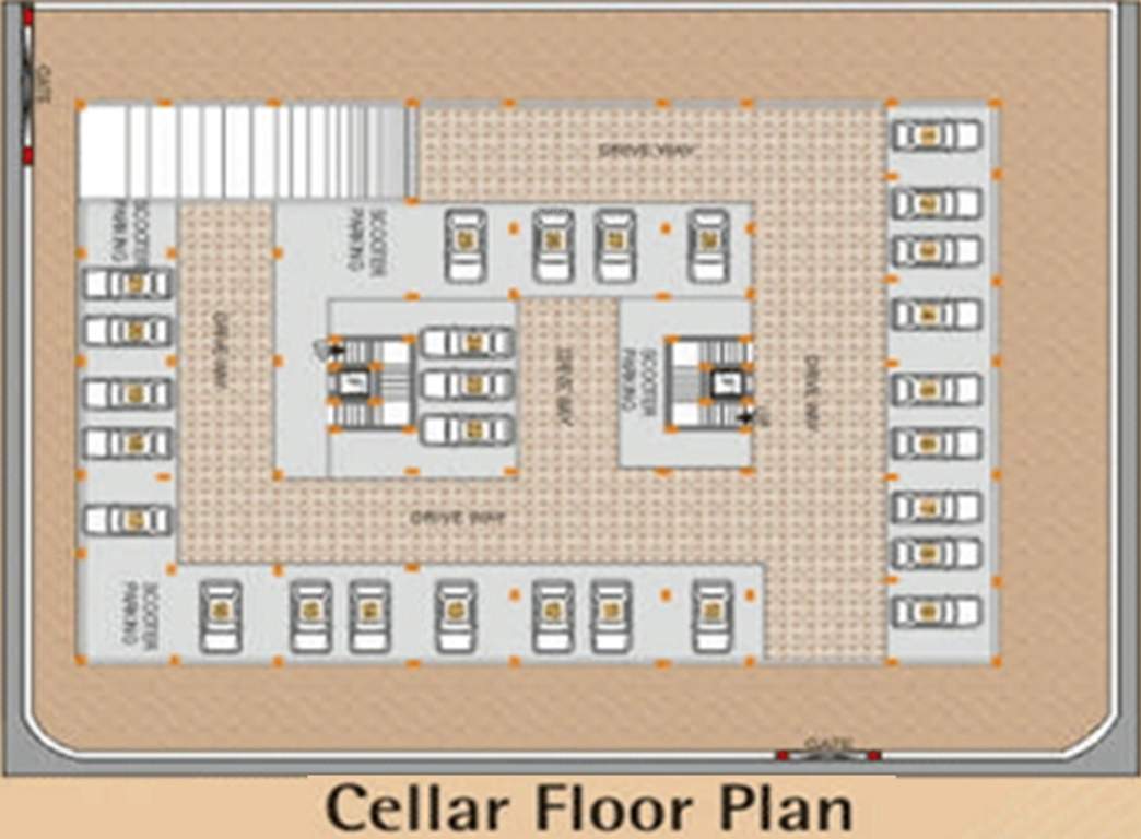 heaven Images for Cluster Plan of Sai Heaven