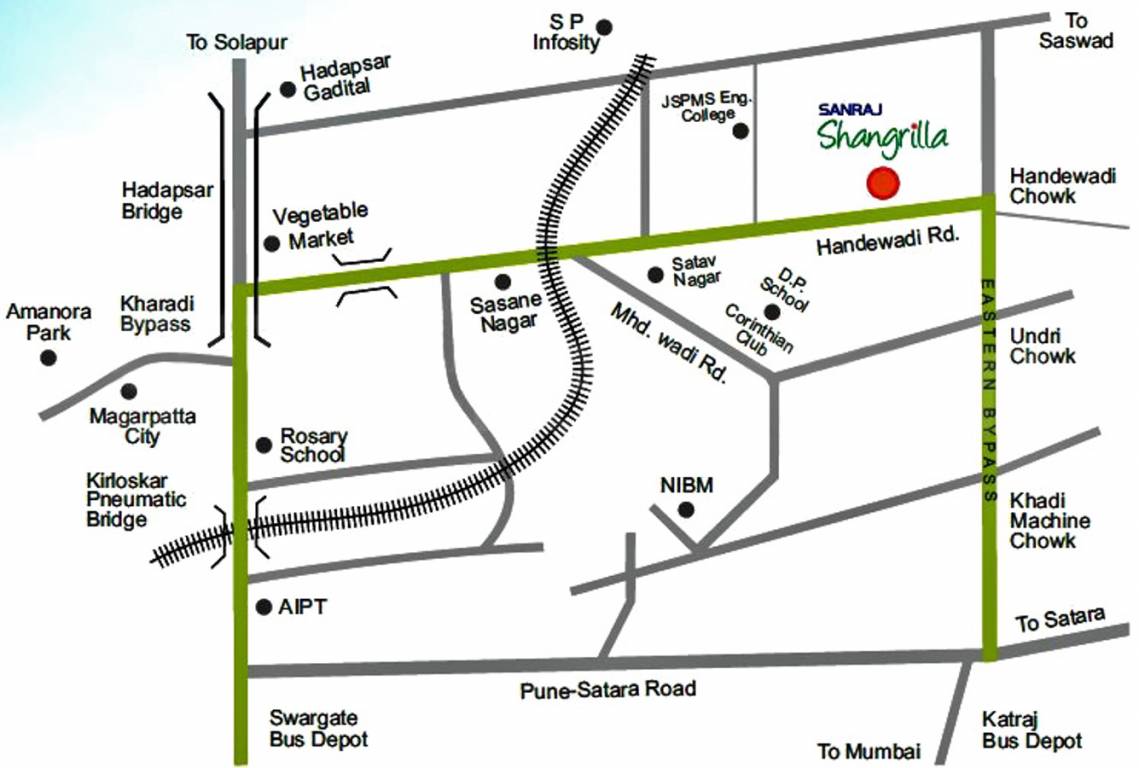 Images for Location Plan of Sahyadri Sanraj Shangrilla
