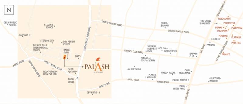 Images for Location Plan of R Sheladia Palash Residences