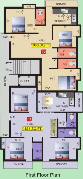 Images for Cluster Plan of VGK Brindavan