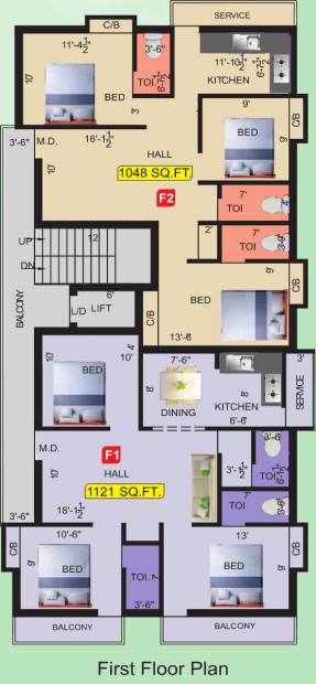 Images for Cluster Plan of VGK Brindavan