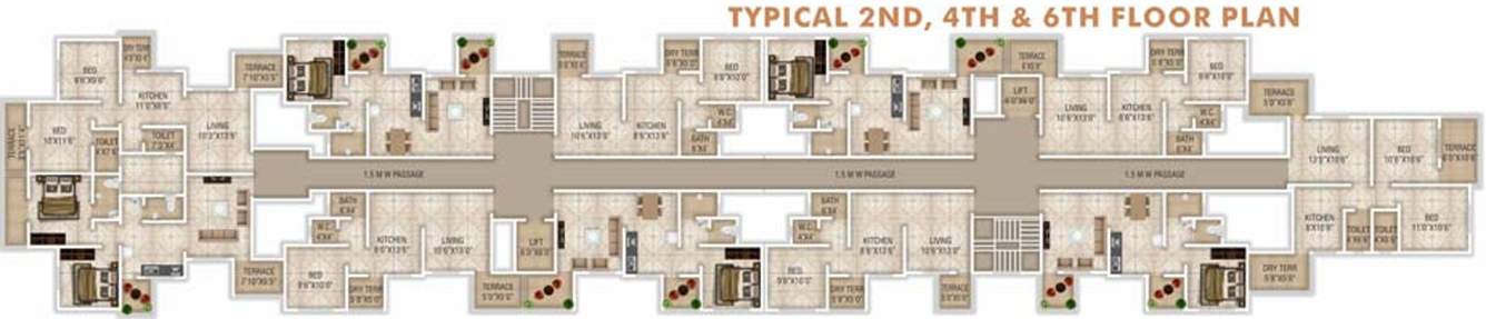 Images for Cluster Plan of Shruti Radhe Regal Residency