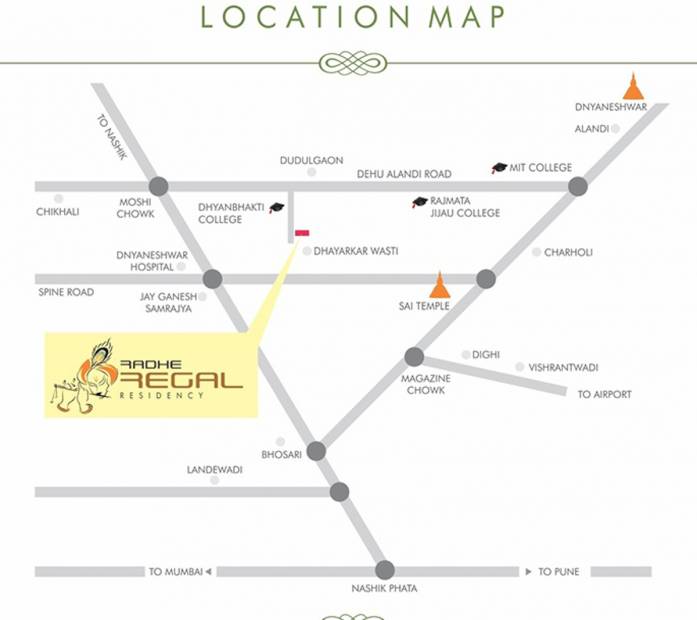 Images for Location Plan of Shruti Radhe Regal Residency