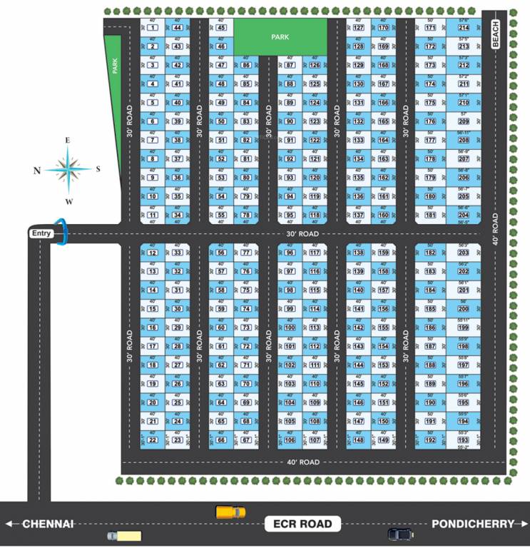 Images for Layout Plan of Manju Baruna Beach