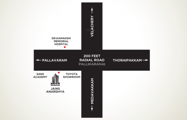 Location Plan jains-anarghya Location Plan