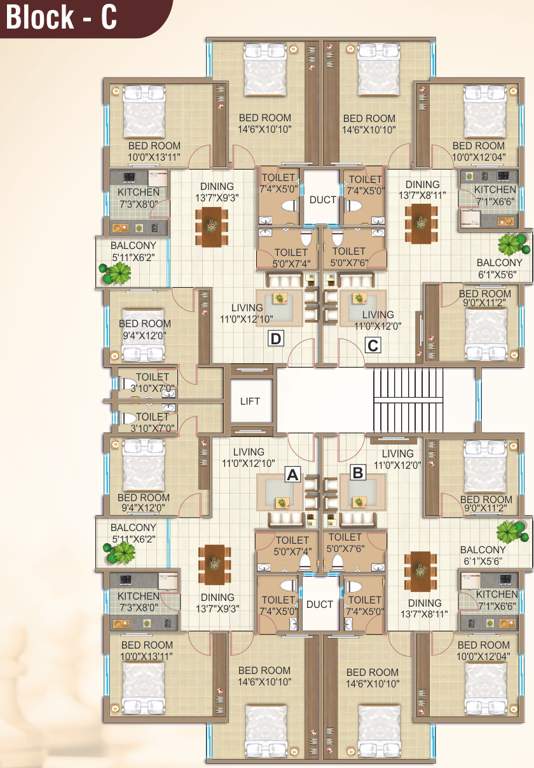 Images for Cluster Plan of GPS Meena Fortuna