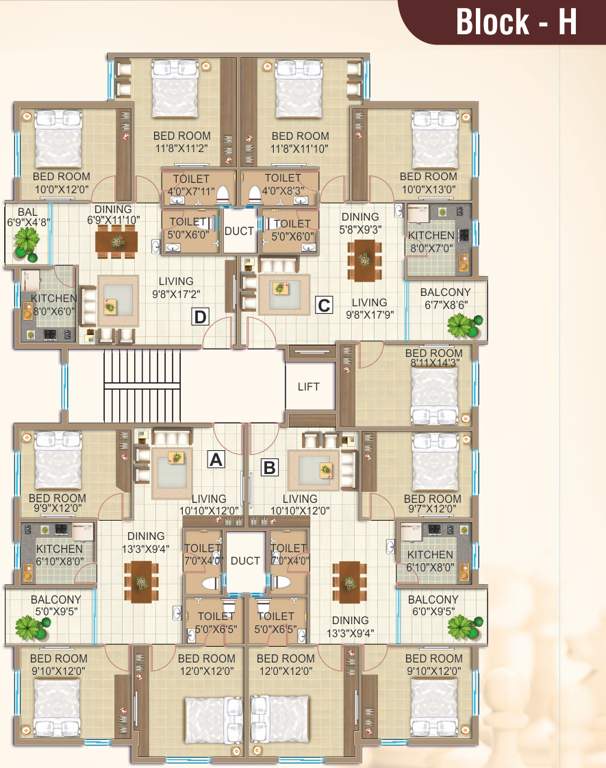 Images for Cluster Plan of GPS Meena Fortuna