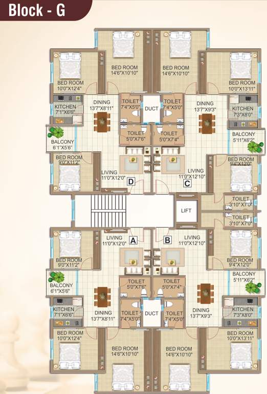 Images for Cluster Plan of GPS Meena Fortuna