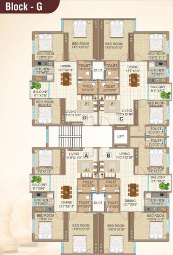 Images for Cluster Plan of GPS Meena Fortuna Images for Cluster Plan of GPS Meena Fortuna