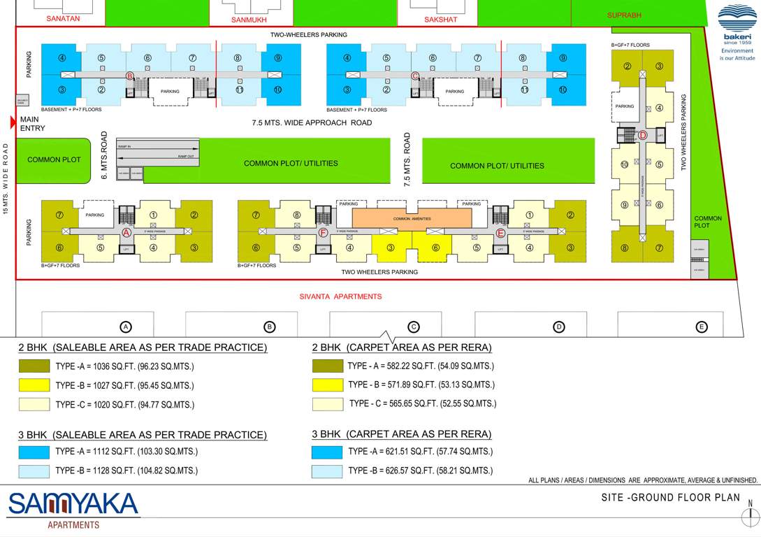 samyaka Block A Cluster Plan