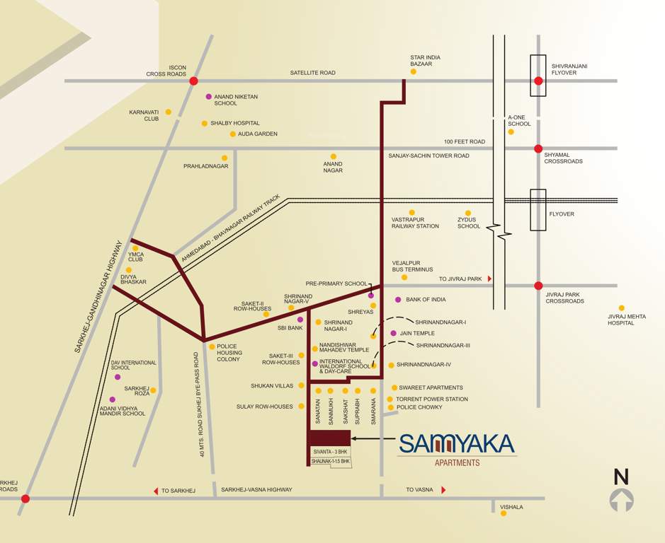  samyaka Images for Location Plan of Bakeri Samyaka