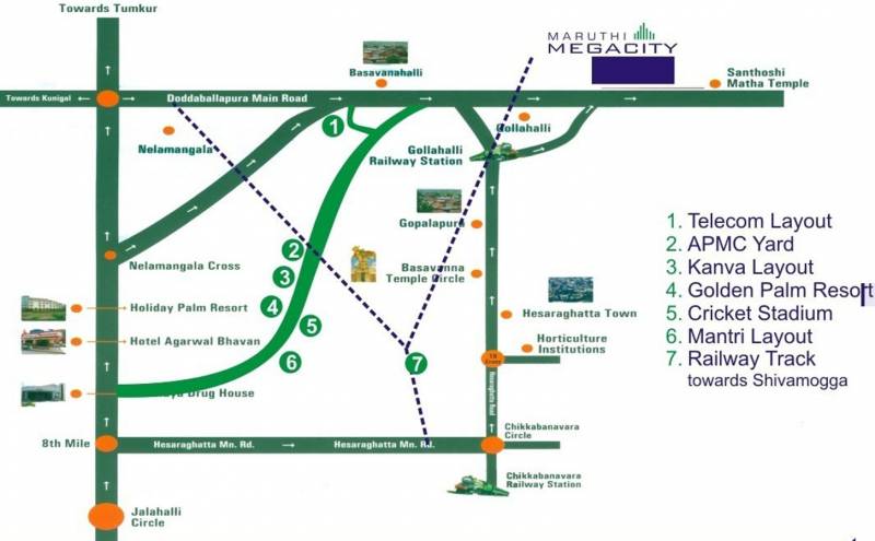 Images for Location Plan of Swagruha Maruthi Mega City
