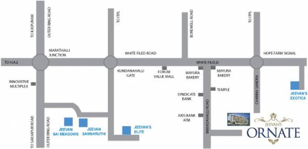 Images for Location Plan of Jeevan Builders Ornate