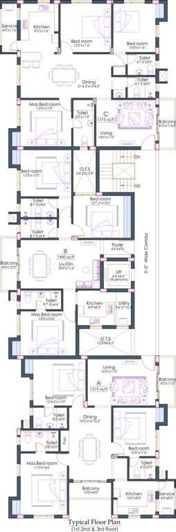 Images for Cluster Plan of Pushkar Jayalakshmi Manicakam Villa