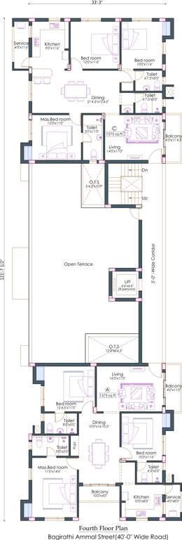 Images for Cluster Plan of Pushkar Jayalakshmi Manicakam Villa