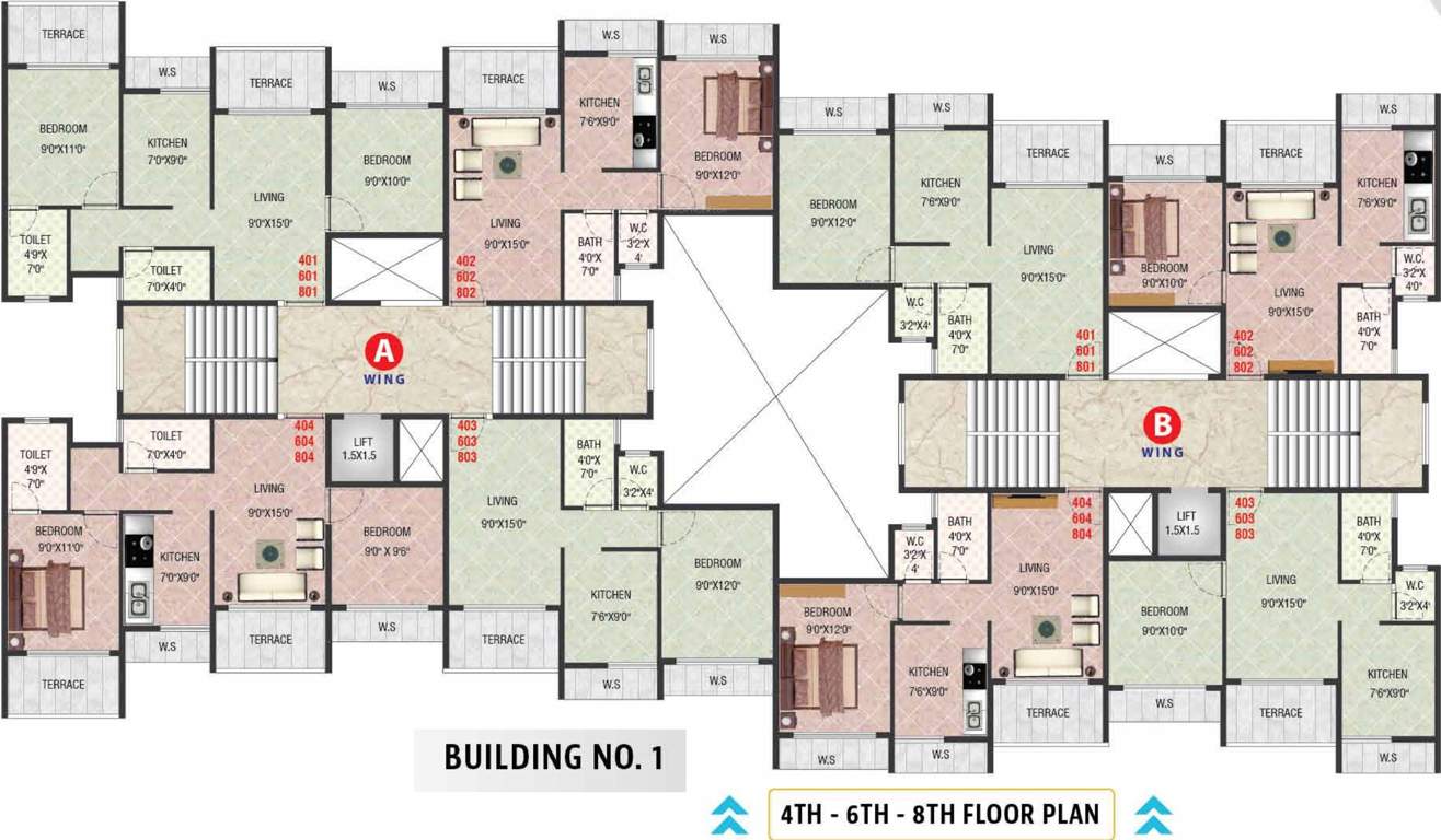 Images for Cluster Plan of Classic Builders Central Plaza
