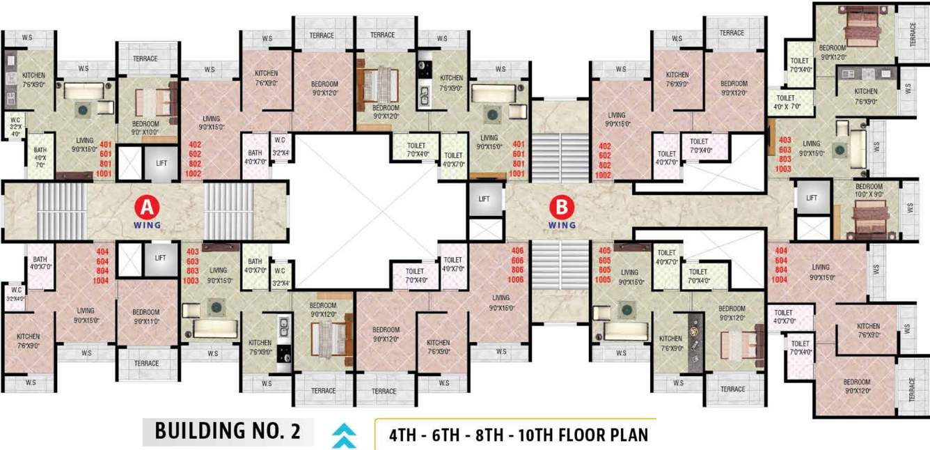 Images for Cluster Plan of Classic Builders Central Plaza