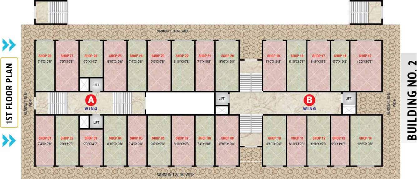 Images for Cluster Plan of Classic Builders Central Plaza