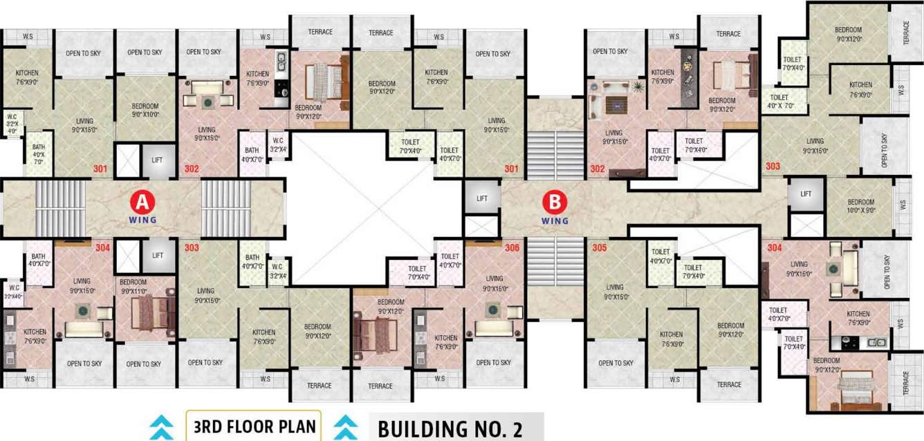 Images for Cluster Plan of Classic Builders Central Plaza