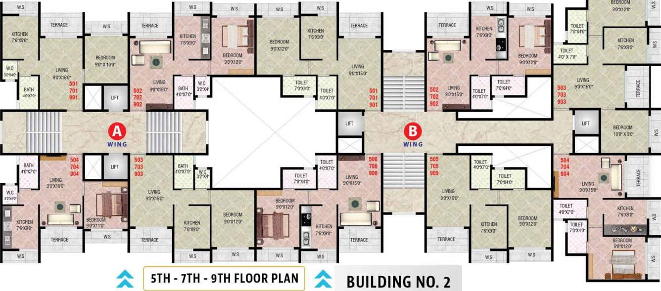 Images for Cluster Plan of Classic Builders Central Plaza