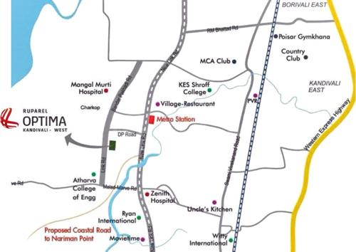  optima-ph-1 Images for Location Plan of Ruparel Optima Ph 1