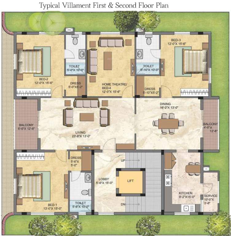 Images for Cluster Plan of Eco Sparkle Apartment