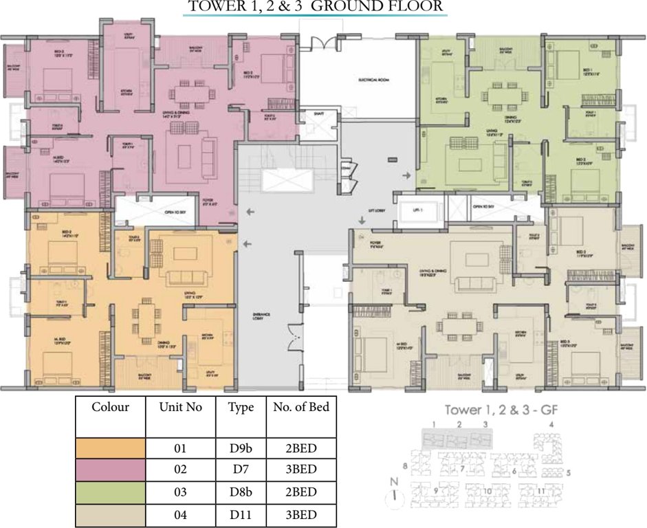 Images for Cluster Plan of Prestige Courtyards