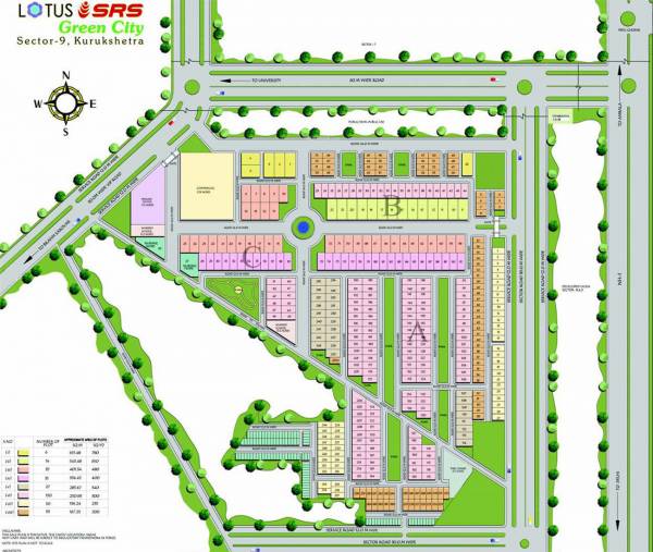Layout Plan srs-green-city Layout Plan