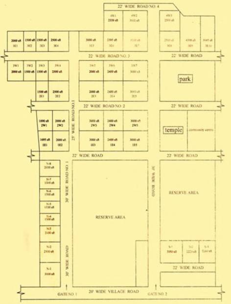  sai-suncity Images for Layout Plan of Sunrise Developers Sai Suncity