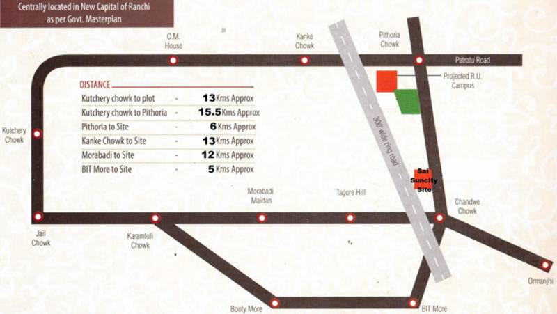 Images for Location Plan of Sunrise Developers Sai Suncity