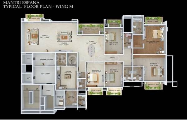 Images for Cluster Plan of Mantri Espana