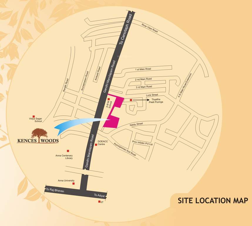  woods Images for Location Plan of Kences Woods