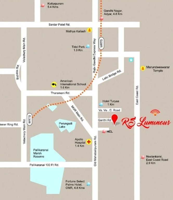 Images for Location Plan of RS Promoters and Developers Luminous