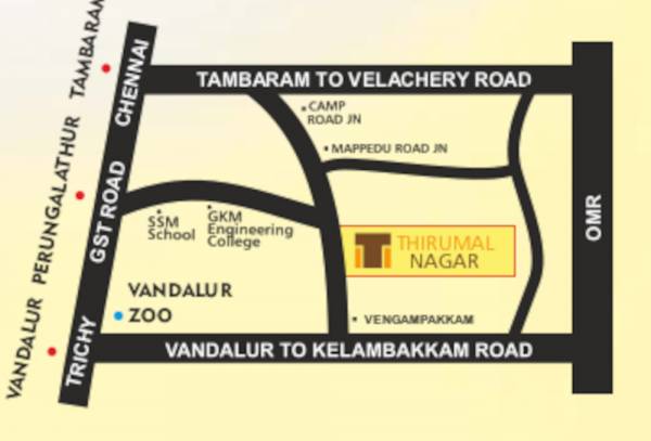  thirumal-nagar Location Plan