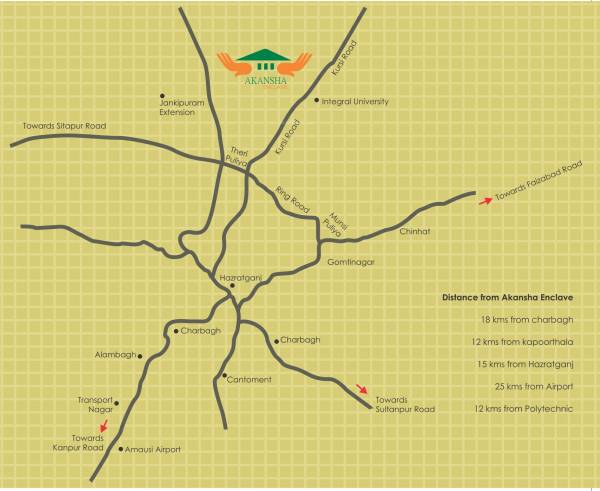 Images for Location Plan of Wealth Akansha Enclave