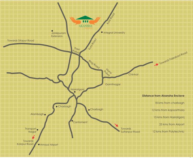 Images for Location Plan of Wealth Akansha Enclave