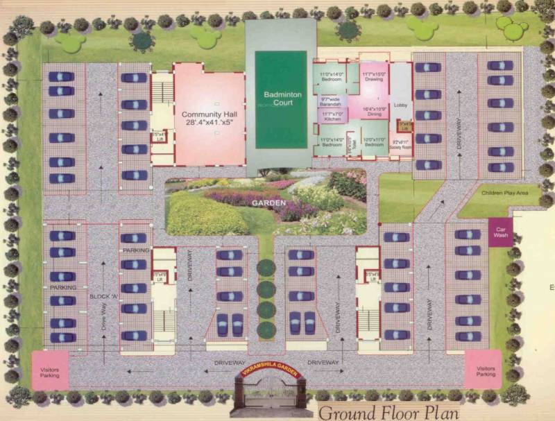 Images for Cluster Plan of Vasudeva Realty Vikramsila Garden