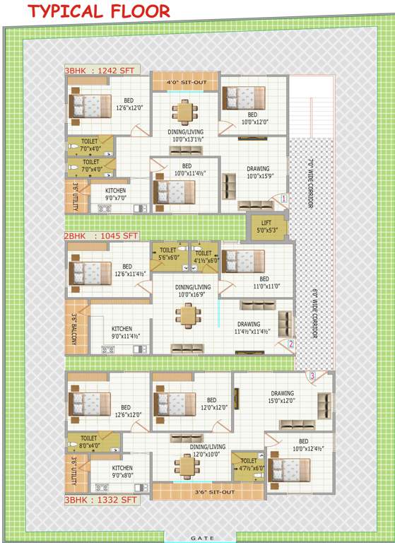  navya glass emerald Images for Cluster Plan of SS Navya Glass Emerald