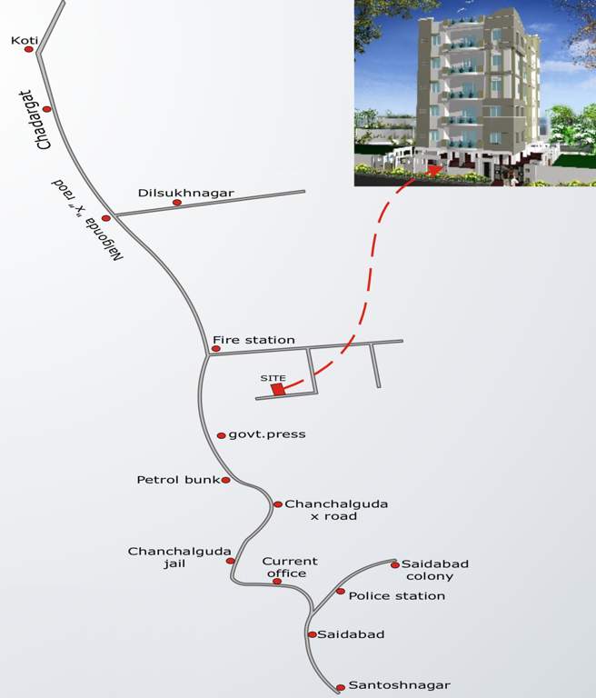  navya glass emerald Images for Location Plan of SS Constructions Navya Glass Emerald
