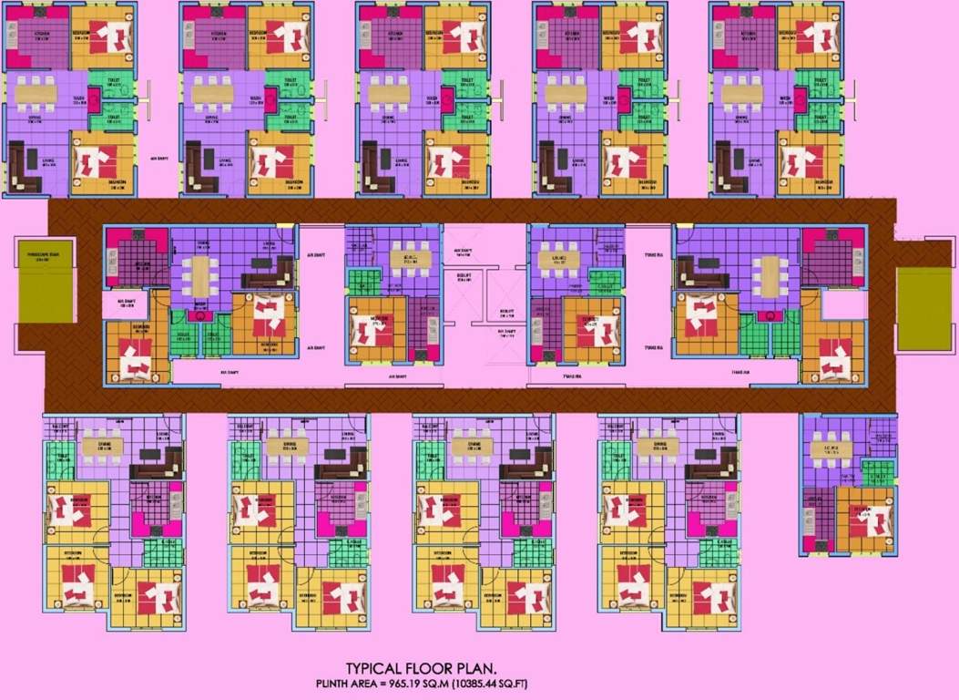 fortun valley Images for Cluster Plan of Ganga Developers Fortun Valley